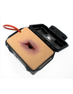 Artilerijos sviedinių skeveldrų padarytų žaizdų simuliatorius SHRAPNEL WOUND IN A BOX™