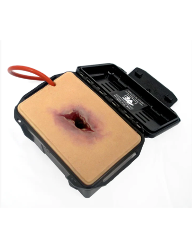 Artilerijos sviedinių skeveldrų padarytų žaizdų simuliatorius SHRAPNEL WOUND IN A BOX™