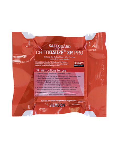 Tvarstis Kraujavimui Stabdyti ”ChitoGauze® XR Pro” Safeguard