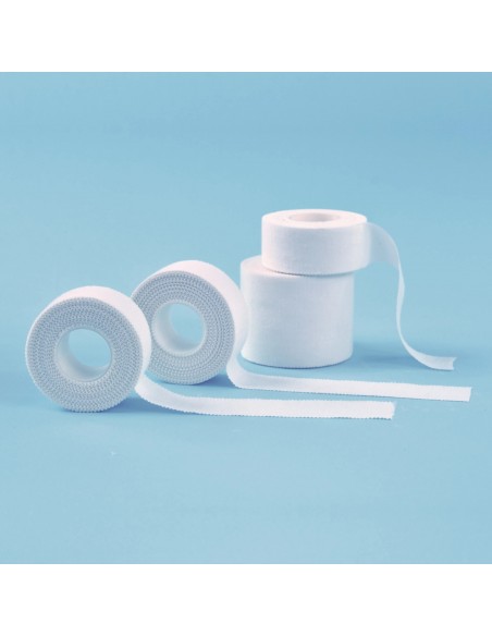 Plėšomas šilkinis pleistras pirmosios pagalbos rinkiniams