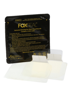 Foxseal okliuzinis krūtinės žaizdų tvarstis