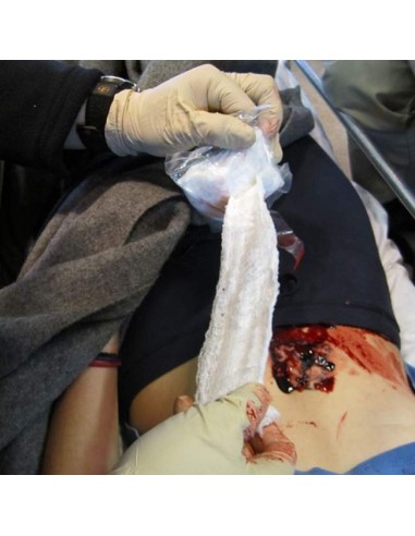 EZ-Gauze medical gauze for bleeding control