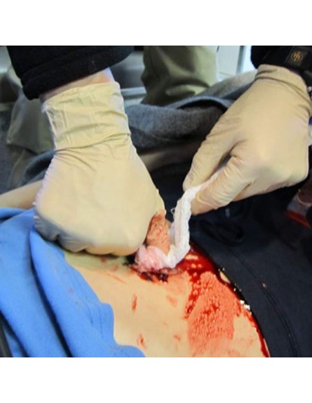 EZ-Gauze wound packing dressing for trauma care