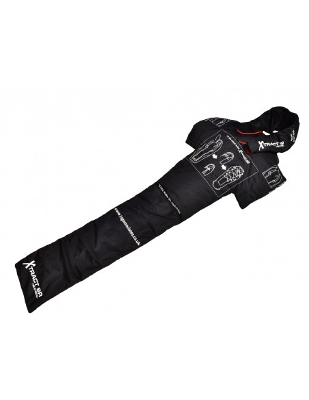 Heatsaver thermal sleeping bag for hypothermia prevention