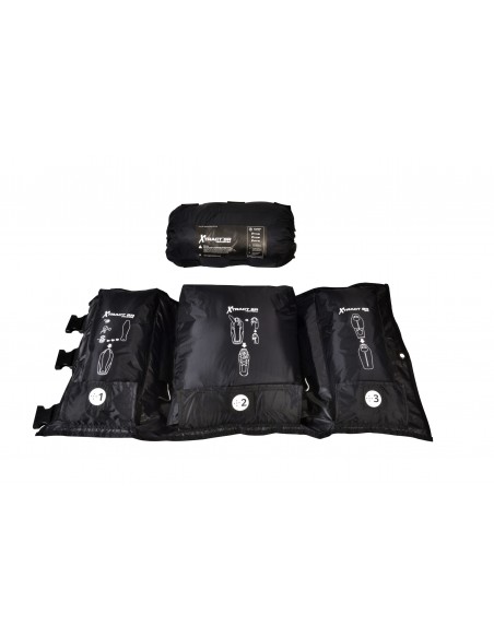 Thermal rescue sleeping bag for emergency use