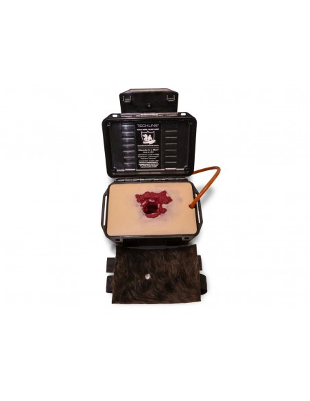 K9 gunshot trauma simulation for veterinary training