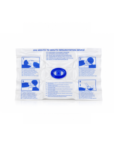 Mouth-to-Mouth Resuscitation Device – CPR Face Shield with One-Way Valve
